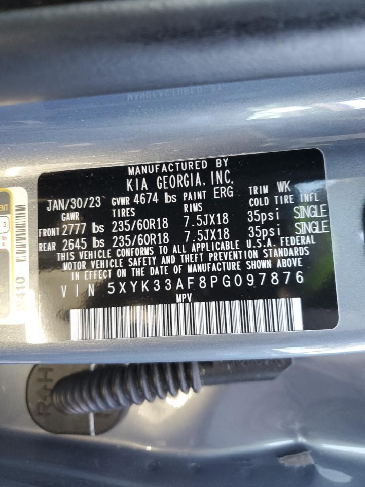 2023 KIA SPORTAGE EX VIN:5XYK33AF8PG097876