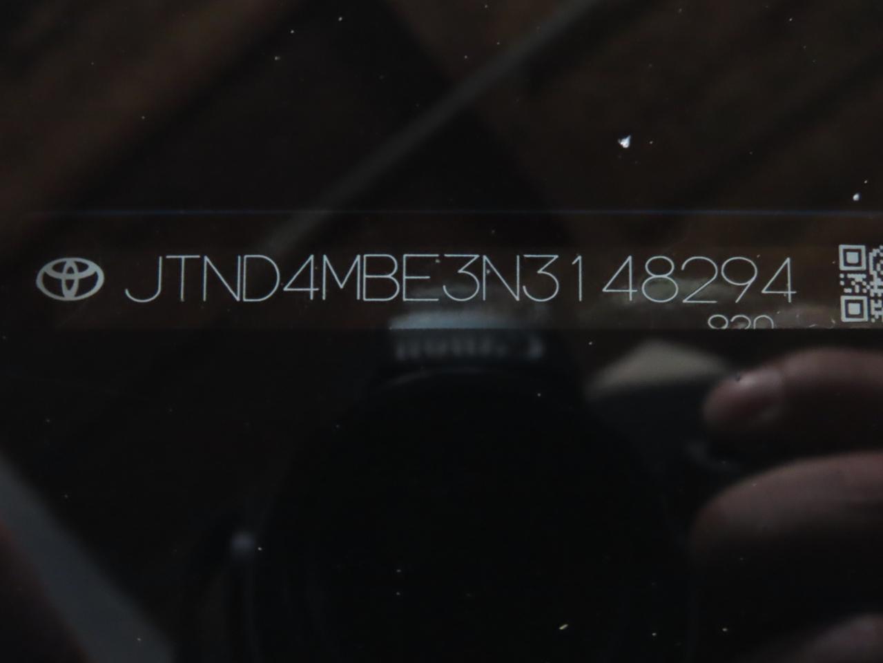 2022 TOYOTA COROLLA SE VIN:JTND4MBE3N3148294