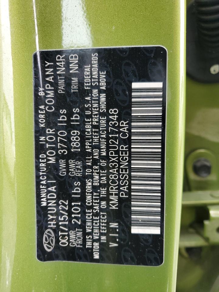 2023 HYUNDAI VENUE SEL VIN:KMHRC8A3XPU217348