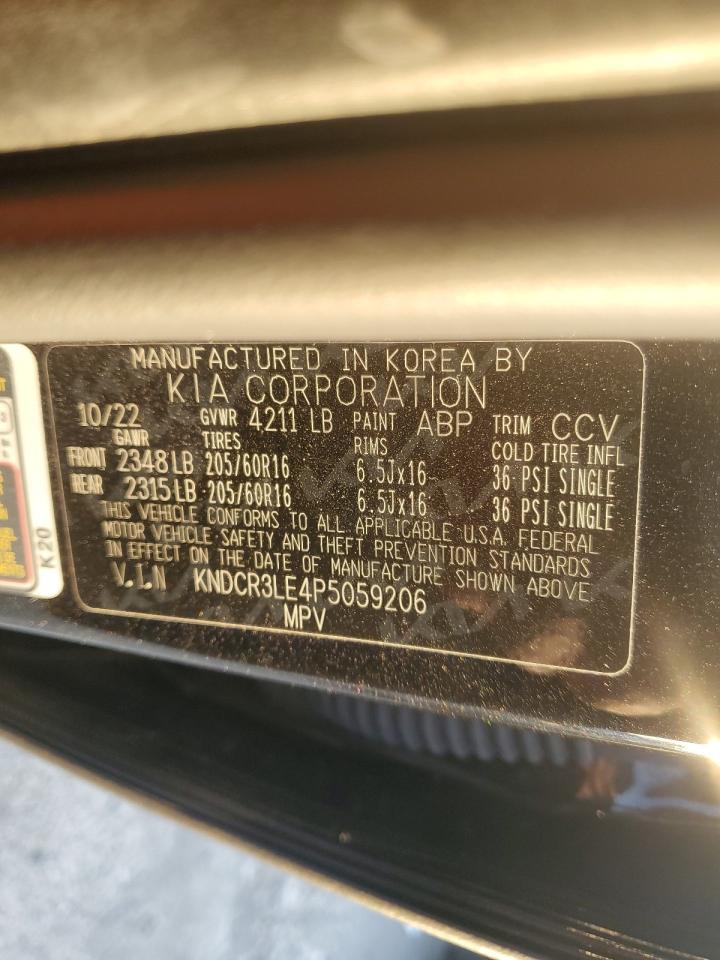 2023 KIA NIRO EX VIN:KNDCR3LE4P5059206