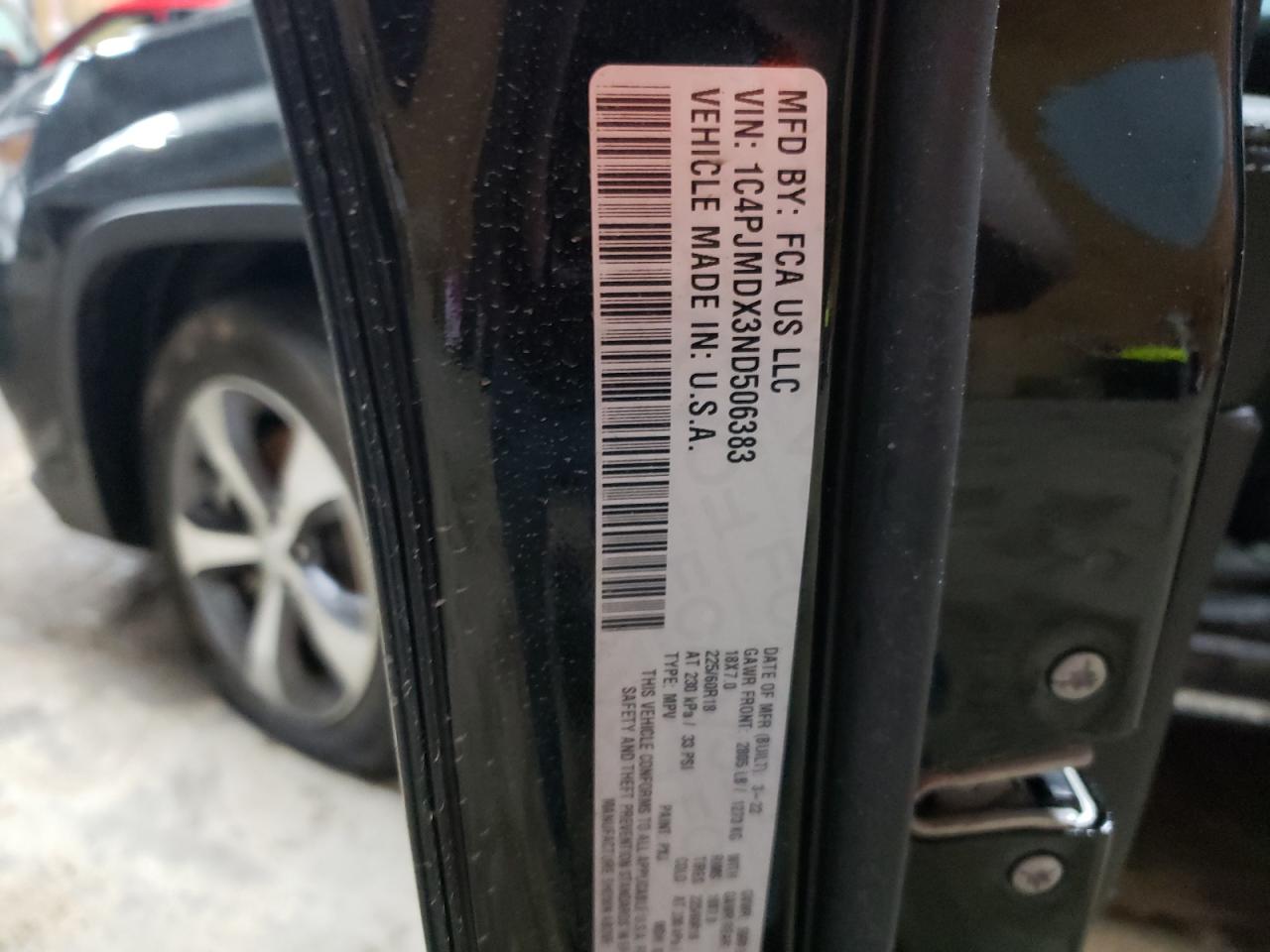 2022 JEEP CHEROKEE LIMITED VIN:1C4PJMDX3ND506383