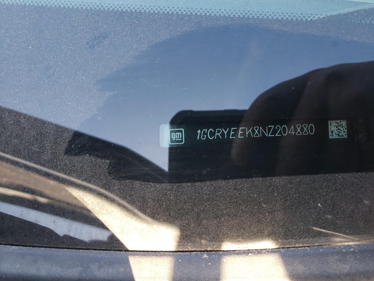 2022 CHEVROLET SILVERADO LTD K1500 RST VIN:1GCRYEEK8NZ204880