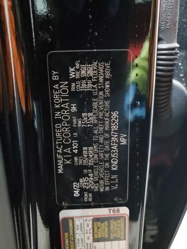 2022 KIA SOUL GT-LINE TURBO VIN:KNDJ53AF3N7185296