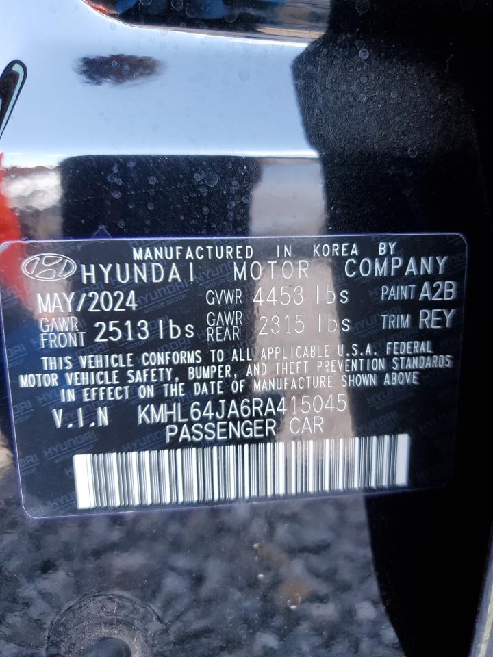 2024 HYUNDAI SONATA SEL VIN:KMHL64JA6RA415045