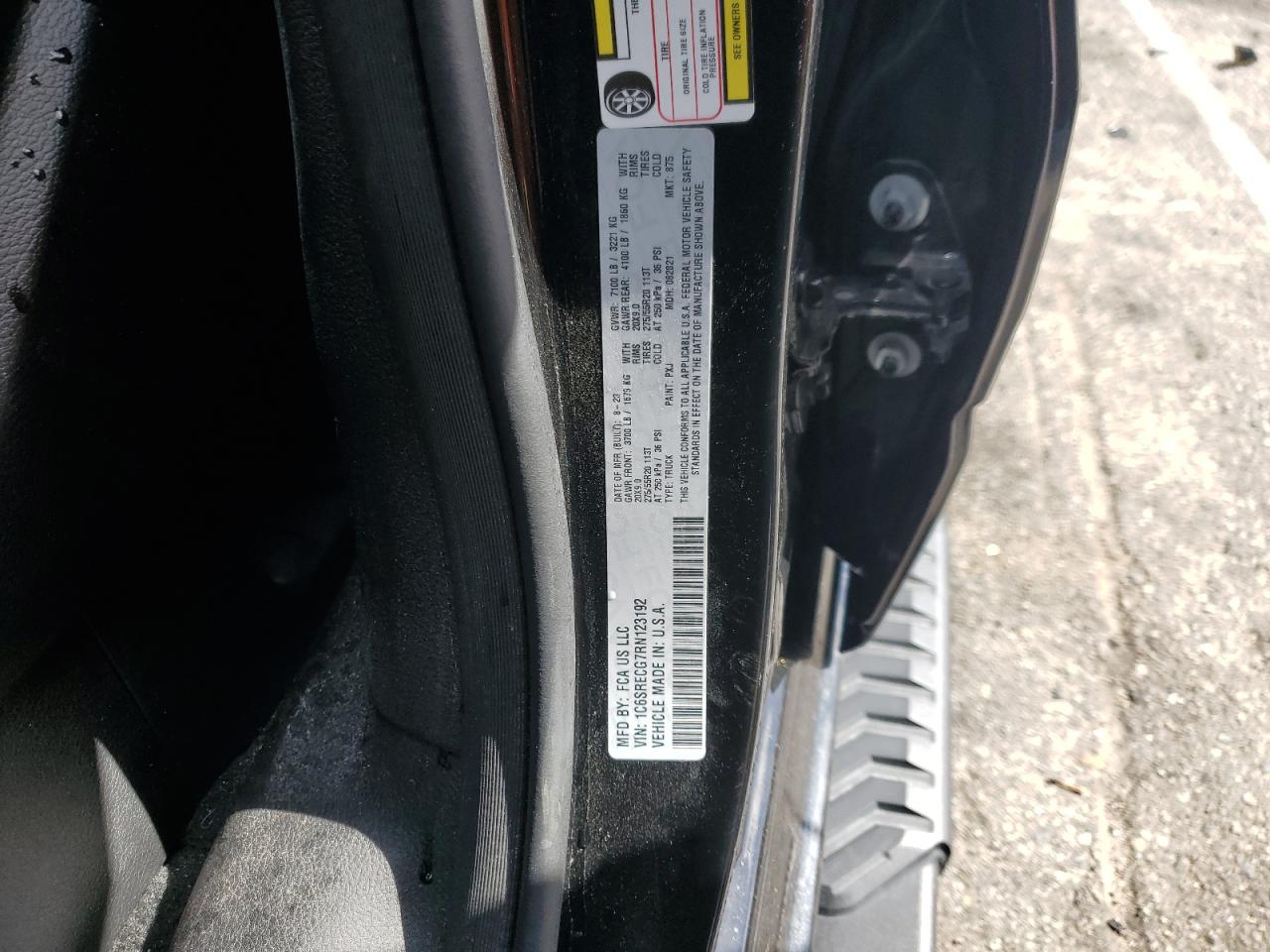 2024 RAM 1500 TRADESMAN VIN:1C6SRECG7RN123192