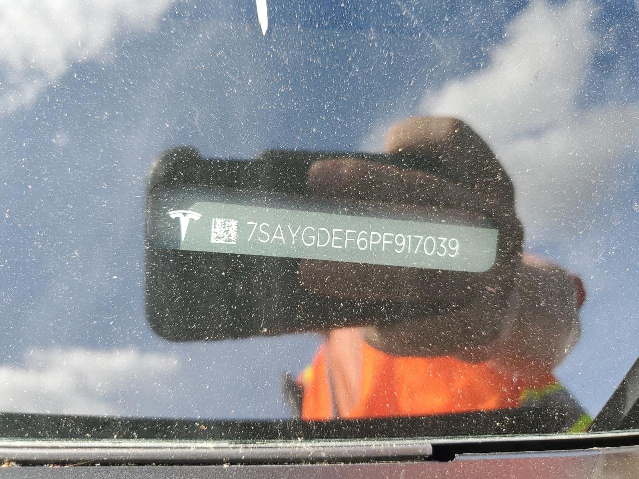 2023 TESLA MODEL Y VIN:7SAYGDEF6PF917039