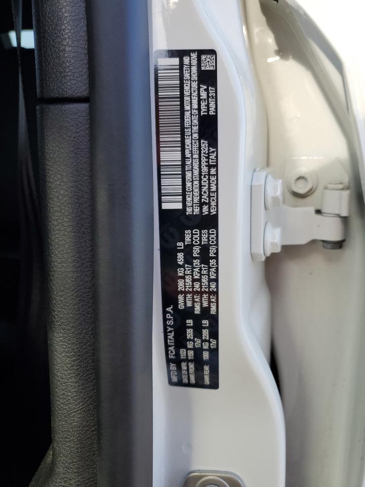 2023 JEEP RENEGADE TRAILHAWK VIN:ZACNJDC19PPP73257