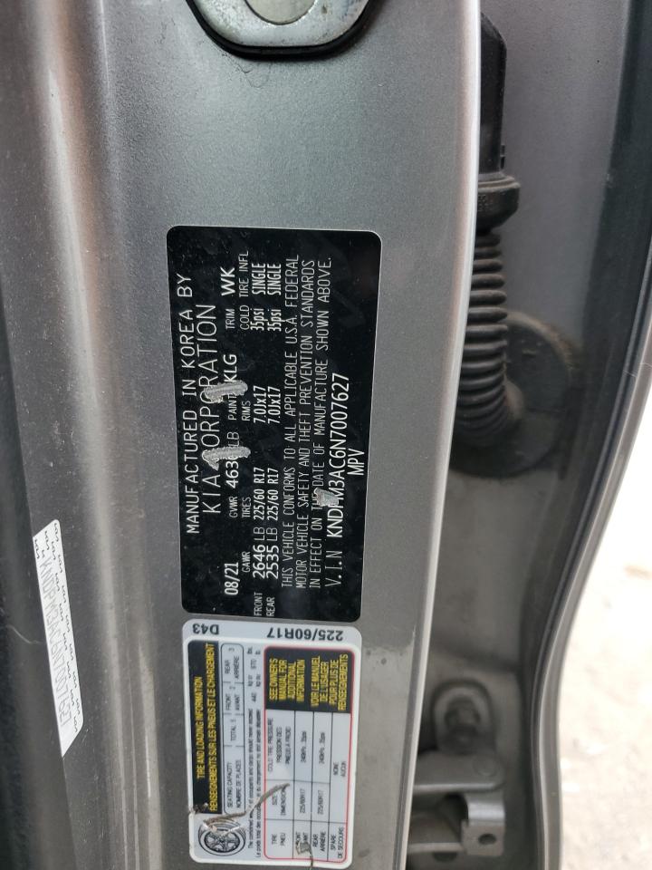 2022 KIA SPORTAGE LX VIN:KNDPM3AC6N7007627