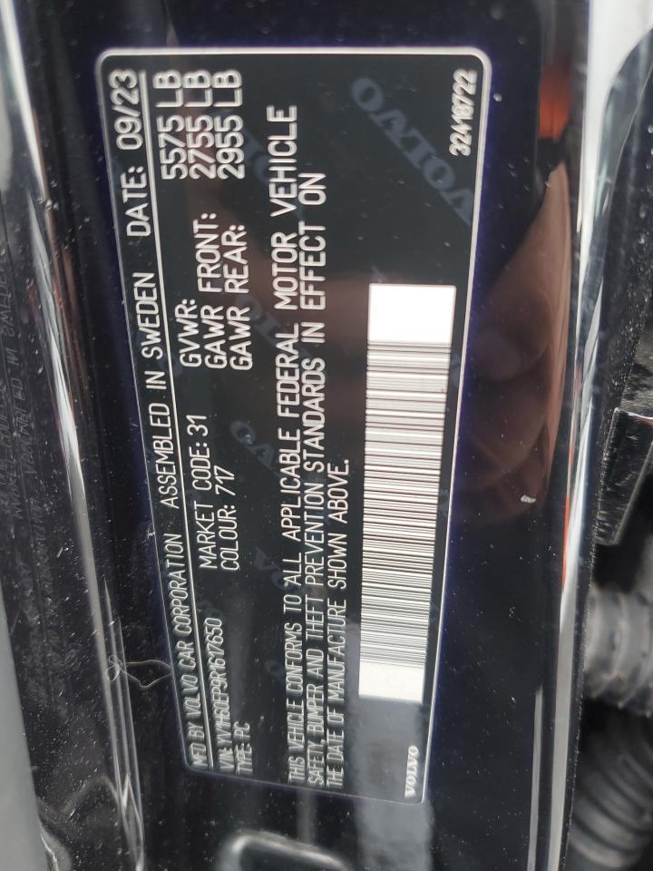 2024 VOLVO V60 POLESTAR ENGINEERED VIN:KMHDH4AE3DU811054