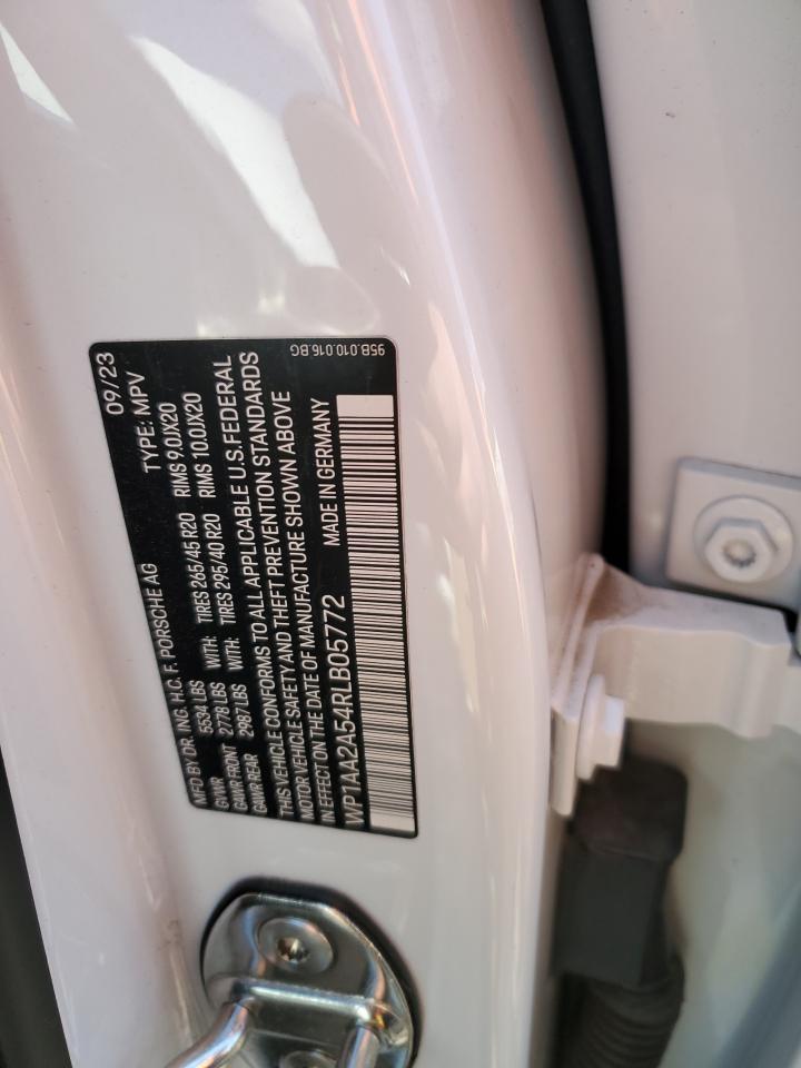 2024 PORSCHE MACAN BASE VIN:WP1AA2A54RLB05772