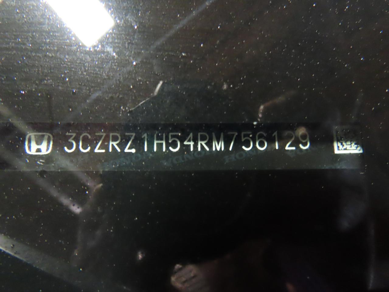 2024 HONDA HR-V SPORT VIN:3CZRZ1H54RM756129