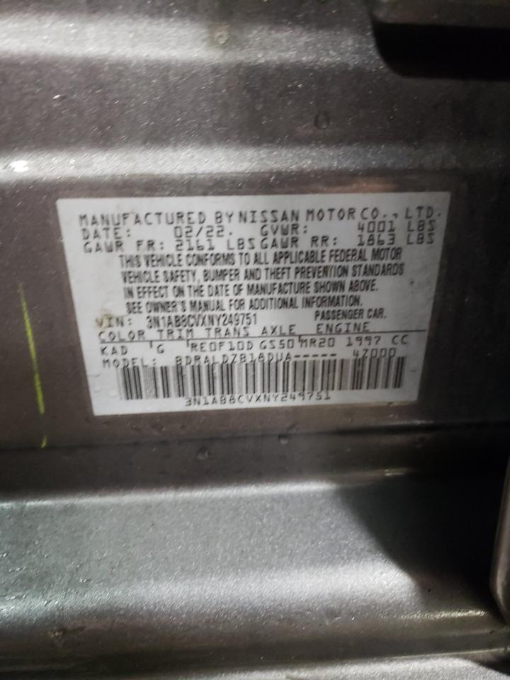 2022 NISSAN SENTRA SV VIN:3N1AB8CVXNY249751
