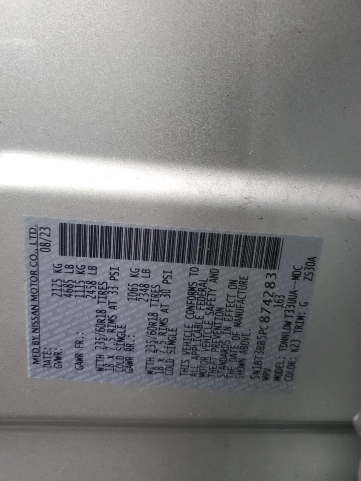 2023 NISSAN ROGUE SV VIN:5N1BT3BB5PC874283