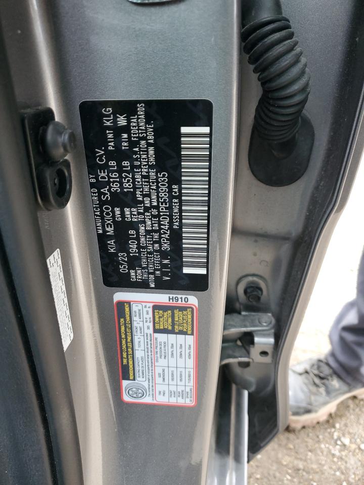 2023 KIA RIO LX VIN:3KPA24AD1PE589035