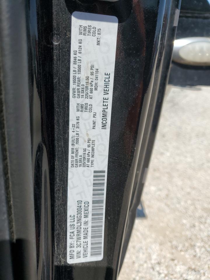 2022 RAM 5500 VIN:3C7WRMDL3NG300410