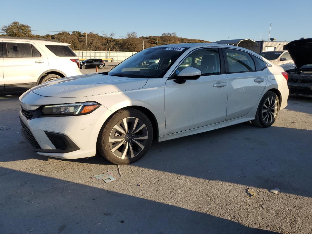 2022 HONDA CIVIC EX VIN:JHMFE1F7XNX009226