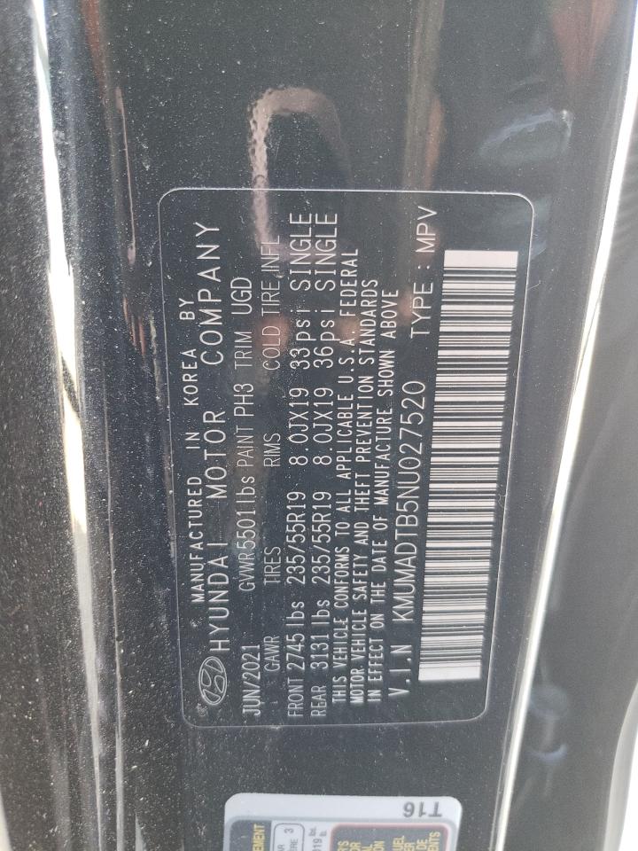 2022 GENESIS GV70 BASE VIN:KMUMADTB5NU027520