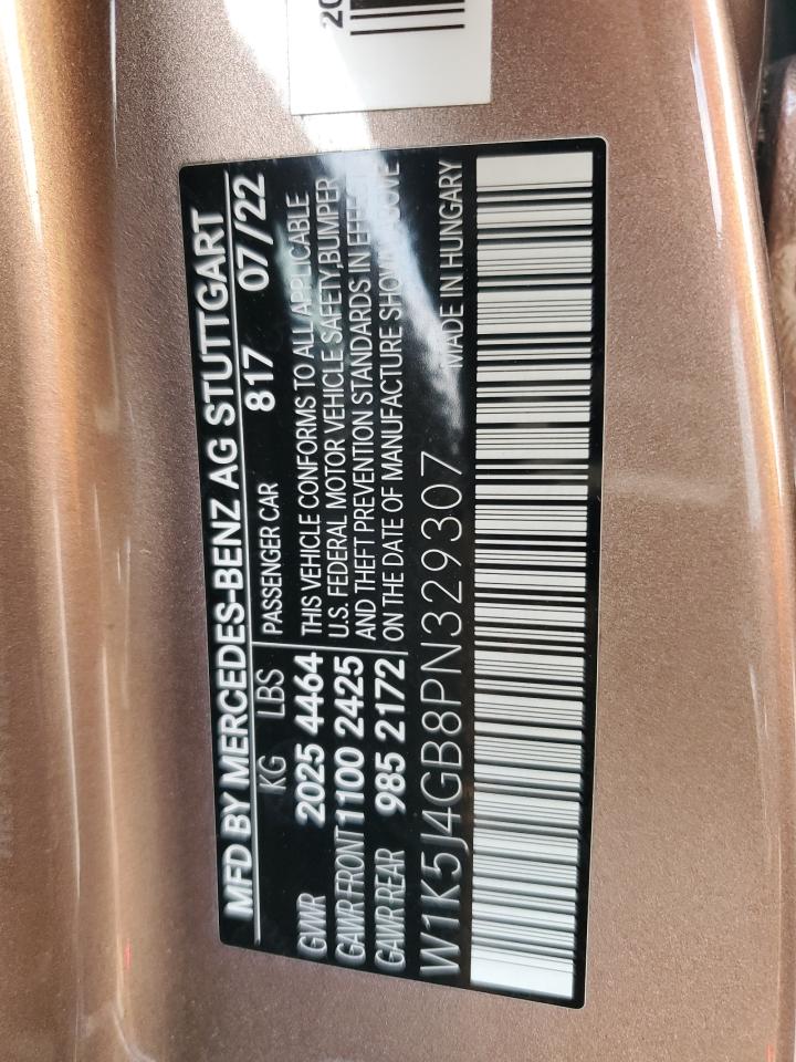 2023 MERCEDES-BENZ CLA 250 VIN:W1K5J4GB8PN329307