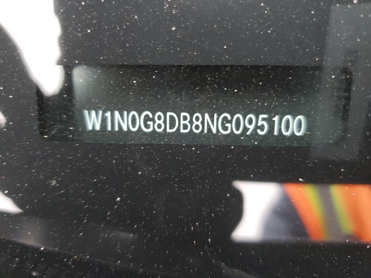 2022 MERCEDES-BENZ GLC 300 VIN:W1N0G8DB8NG095100