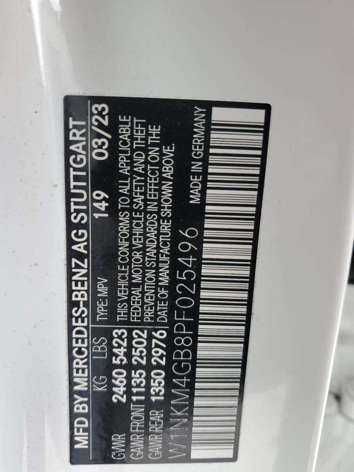 2023 MERCEDES-BENZ GLC 300 VIN:W1NKM4GB8PF025496