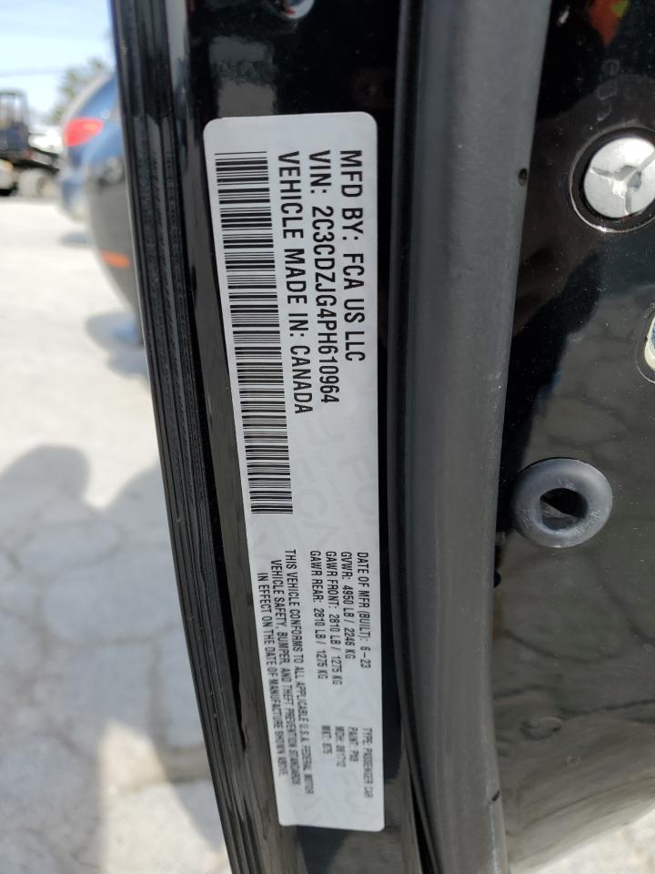 2023 DODGE CHALLENGER GT VIN:2C3CDZJG4PH610964