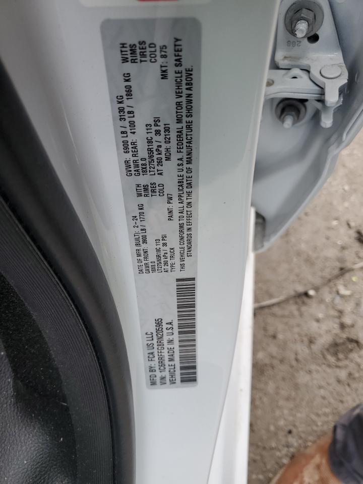 2024 RAM 1500 BIG HORN/LONE STAR VIN:1C6RRFFG8RN205965