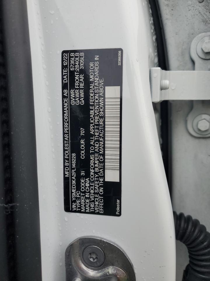 2023 POLESTAR 2 VIN:YSMED3KA2PL148228
