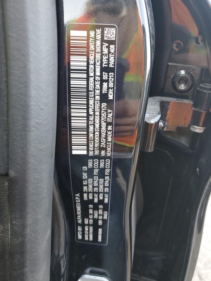 2023 ALFA ROMEO STELVIO TI VIN:ZASPAKBN9P7D57170