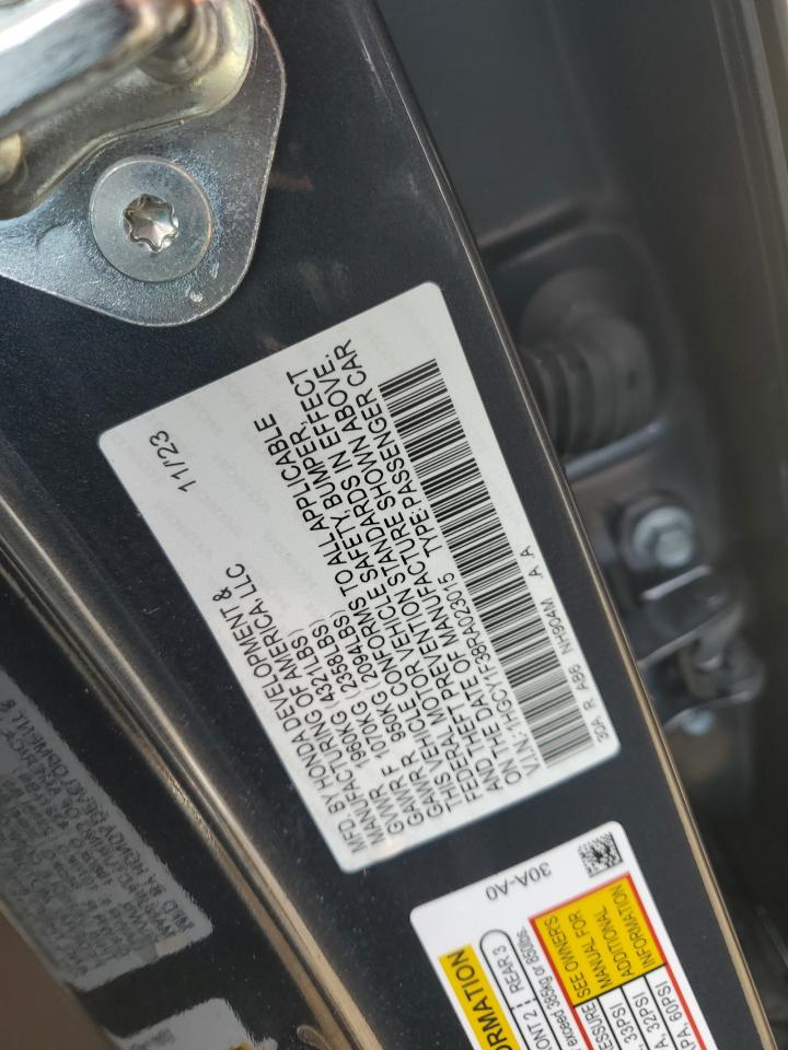 2024 HONDA ACCORD EX VIN:1HGCY1F38RA023015