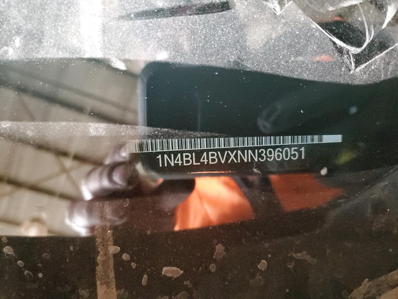 2022 NISSAN ALTIMA S VIN:1N4BL4BVXNN396051