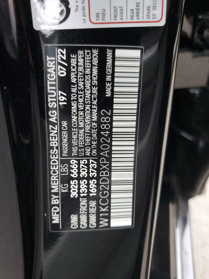 2023 MERCEDES-BENZ EQS SEDAN 450+ VIN:W1KCG2DBXPA024882