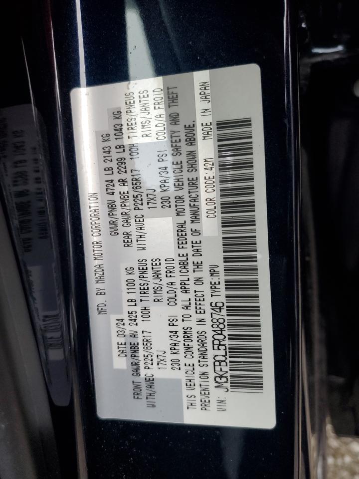 2024 MAZDA CX-5 PREFERRED VIN:JM3KFBCL5R0488746