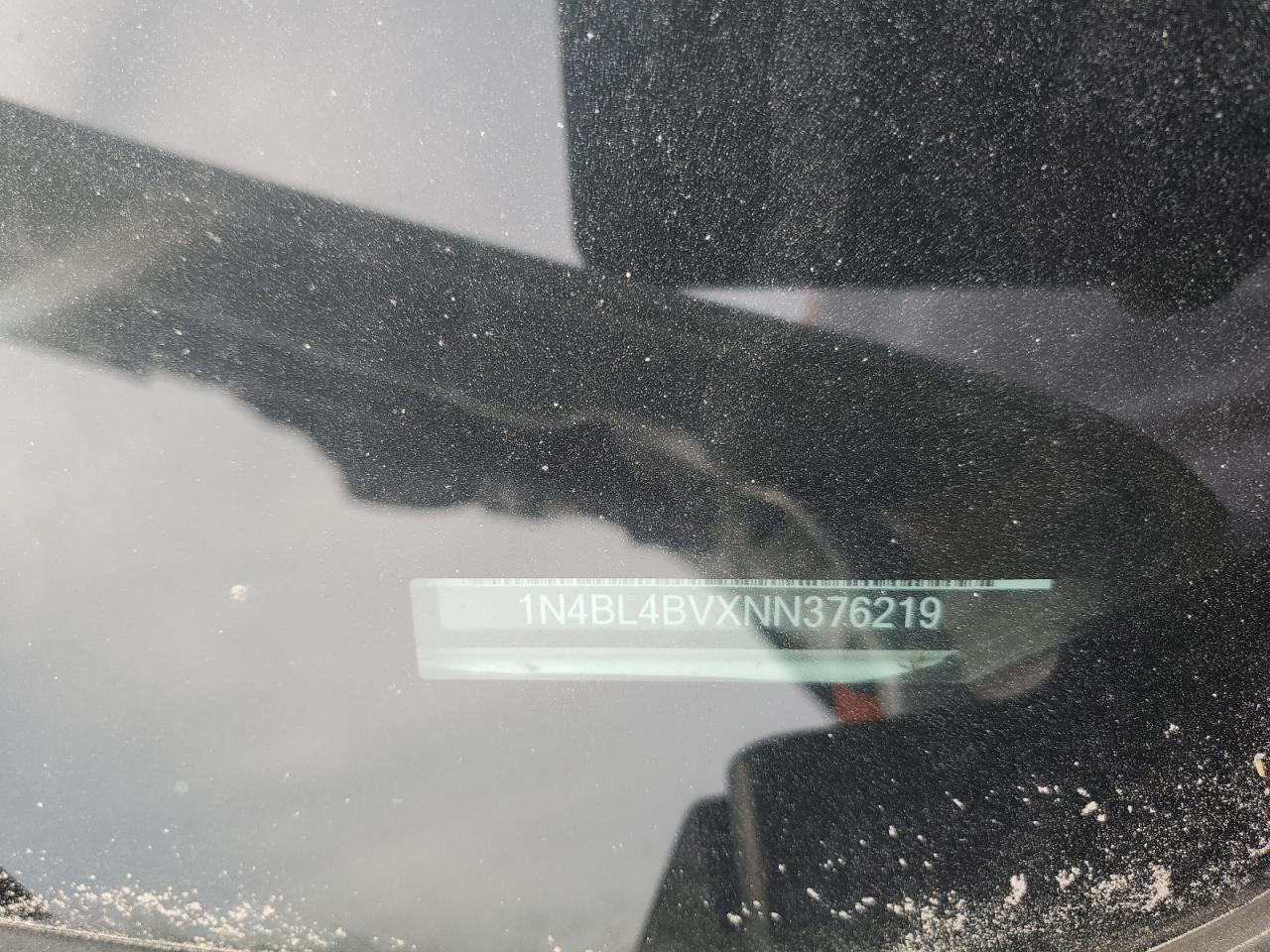 2022 NISSAN ALTIMA S VIN:1N4BL4BVXNN376219