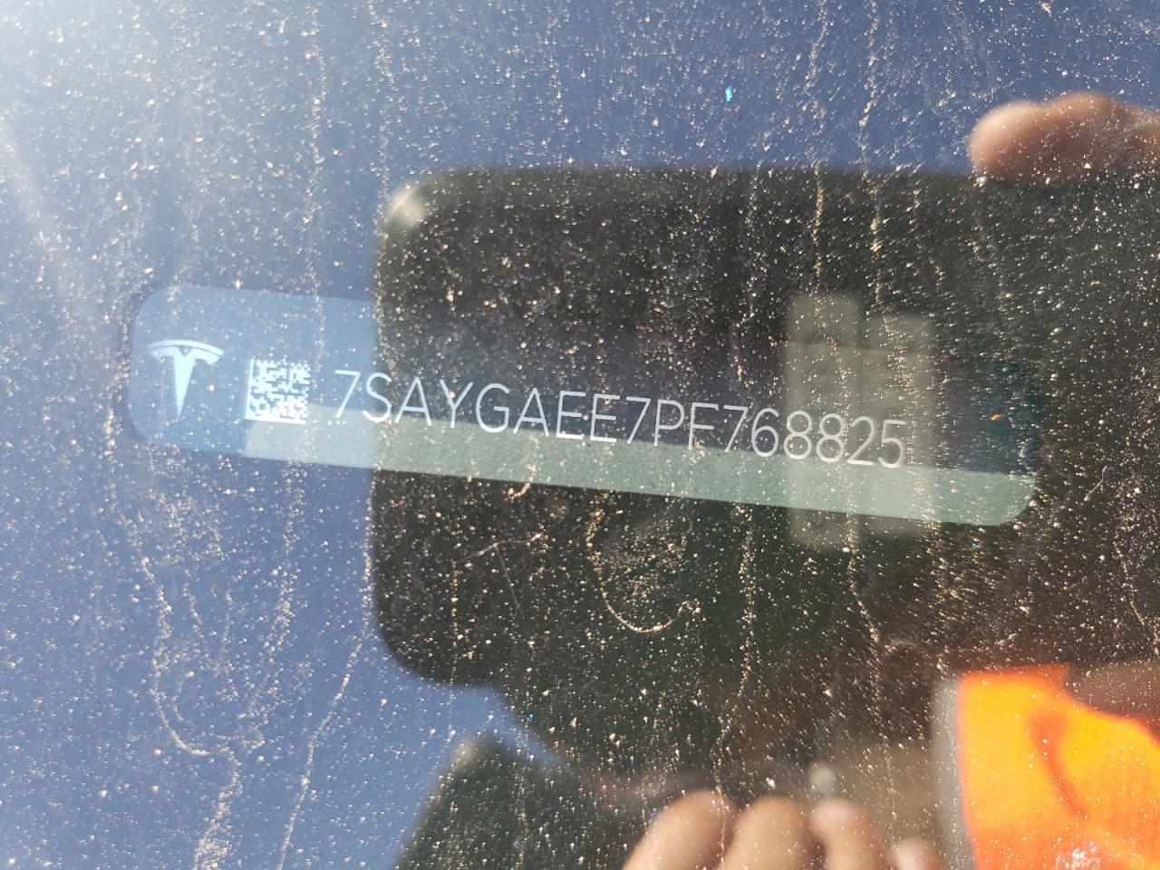 2023 TESLA MODEL Y VIN:7SAYGAEE7PF768825