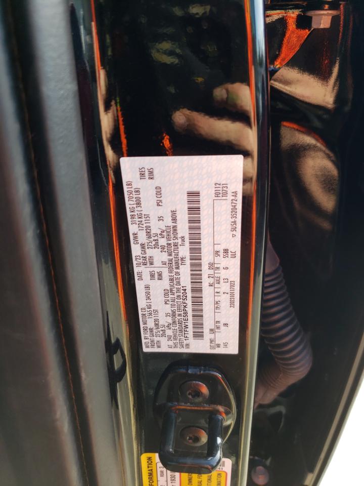 2023 FORD F150 SUPERCREW VIN:1FTFW1E58PKF52041