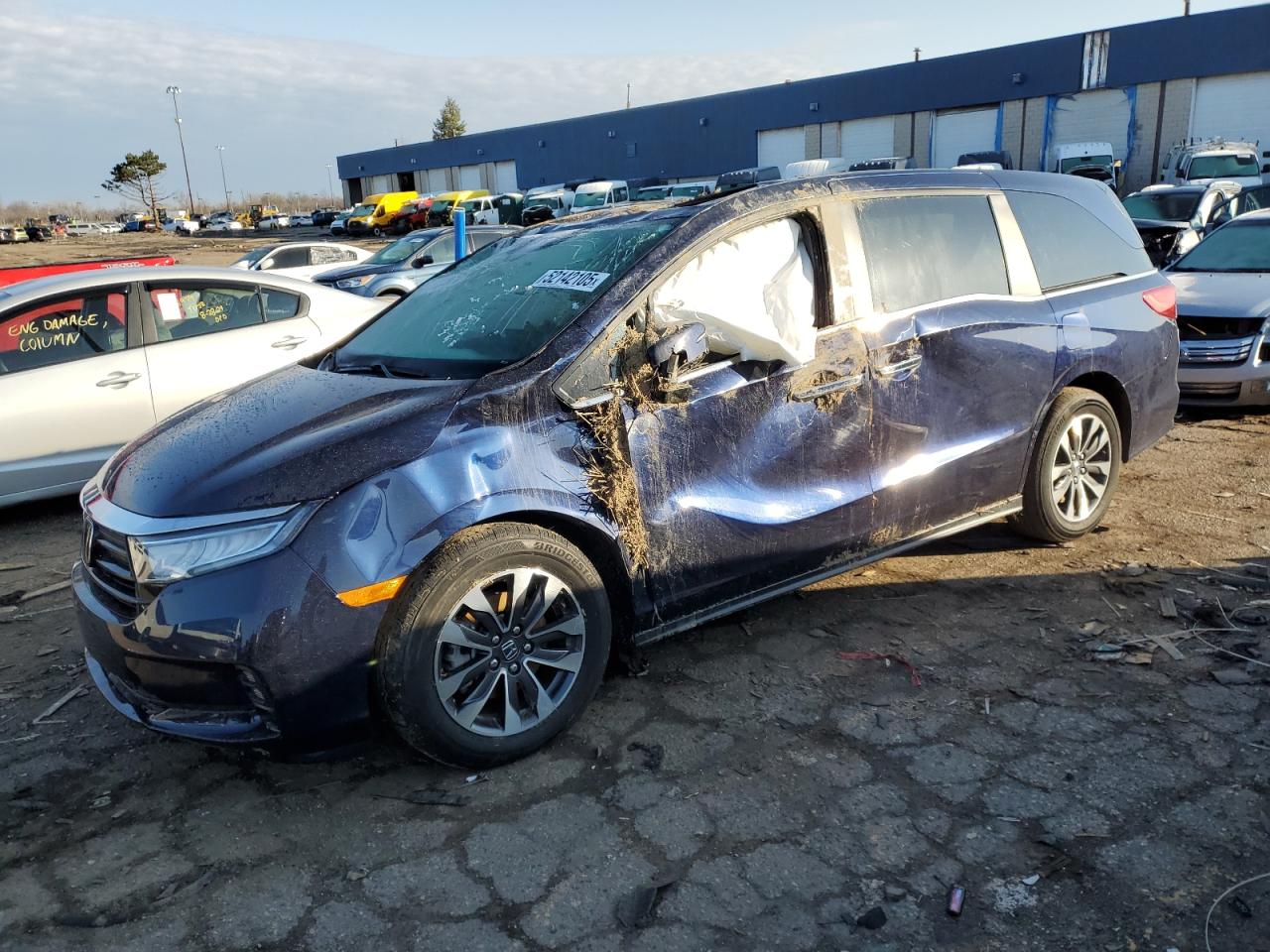 2024 HONDA ODYSSEY EXL VIN:5FNRL6H69RB066846