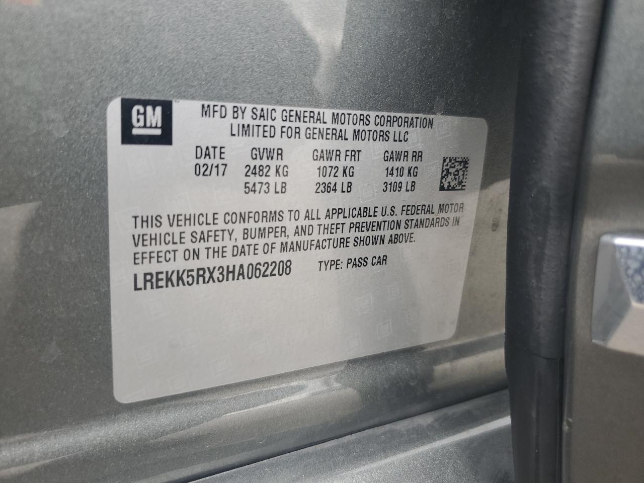 2024 TESLA MODEL Y VIN:7SAYGDEE1RA294100