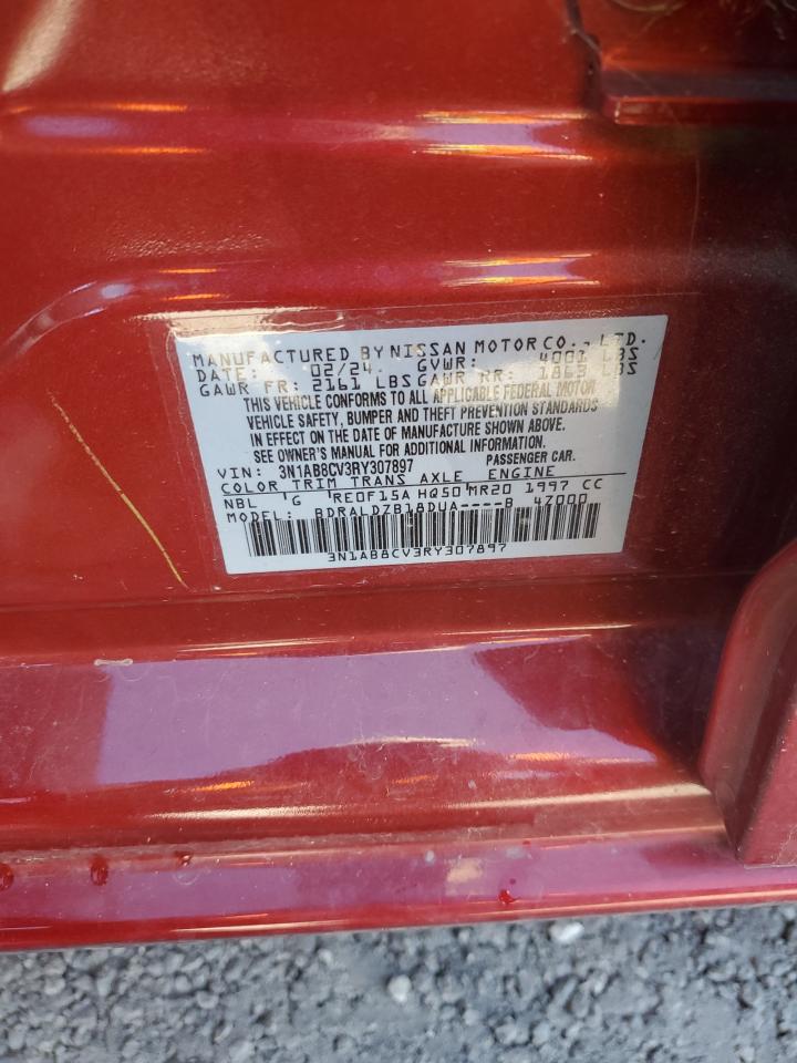 2024 NISSAN SENTRA SV VIN:3N1AB8CV3RY307897