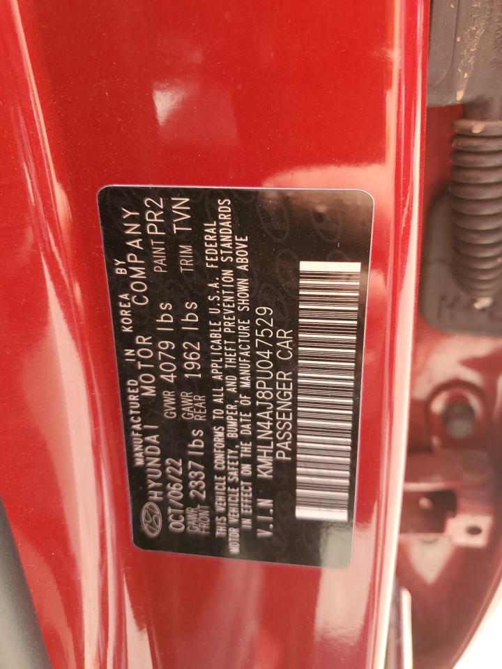 2023 HYUNDAI ELANTRA LIMITED VIN:KMHLN4AJ8PU047529