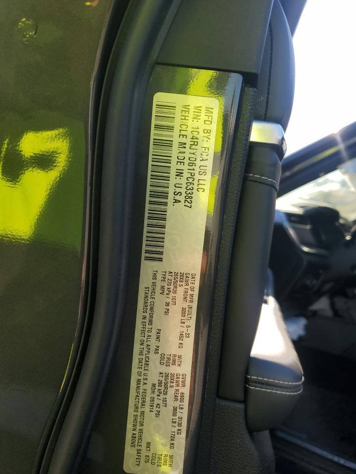 2023 JEEP GRAND CHEROKEE OVERLAND 4XE VIN:1C4RJYD61PC633827