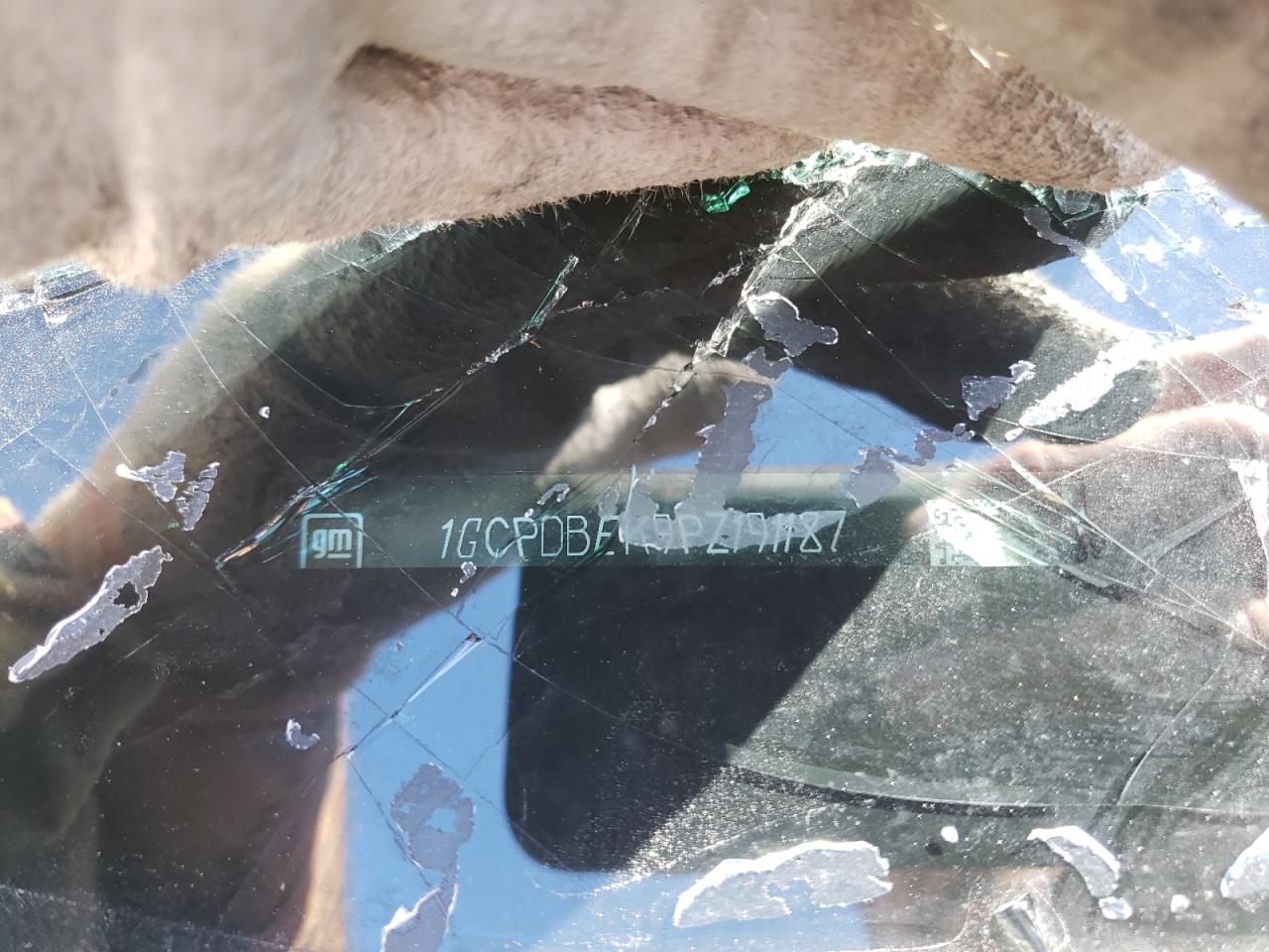 2023 CHEVROLET SILVERADO K1500 CUSTOM VIN:1GCPDBEK9PZ191187