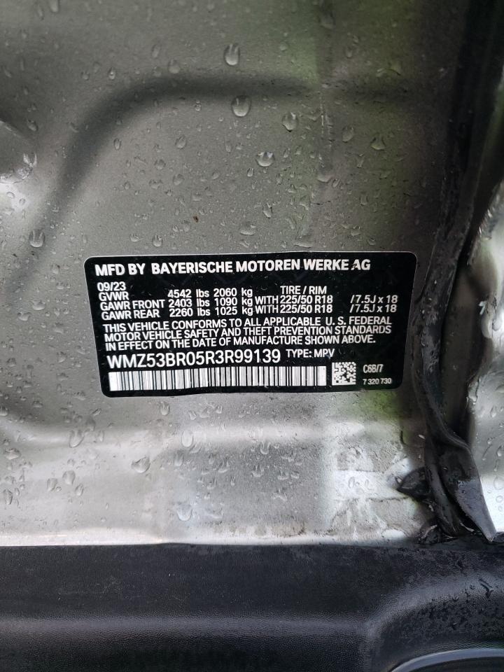 2024 MINI COOPER S COUNTRYMAN VIN:WMZ53BR05R3R99139