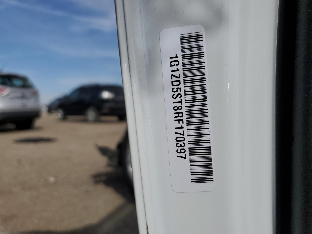 2024 CHEVROLET MALIBU LT VIN:1G1ZD5ST8RF170397