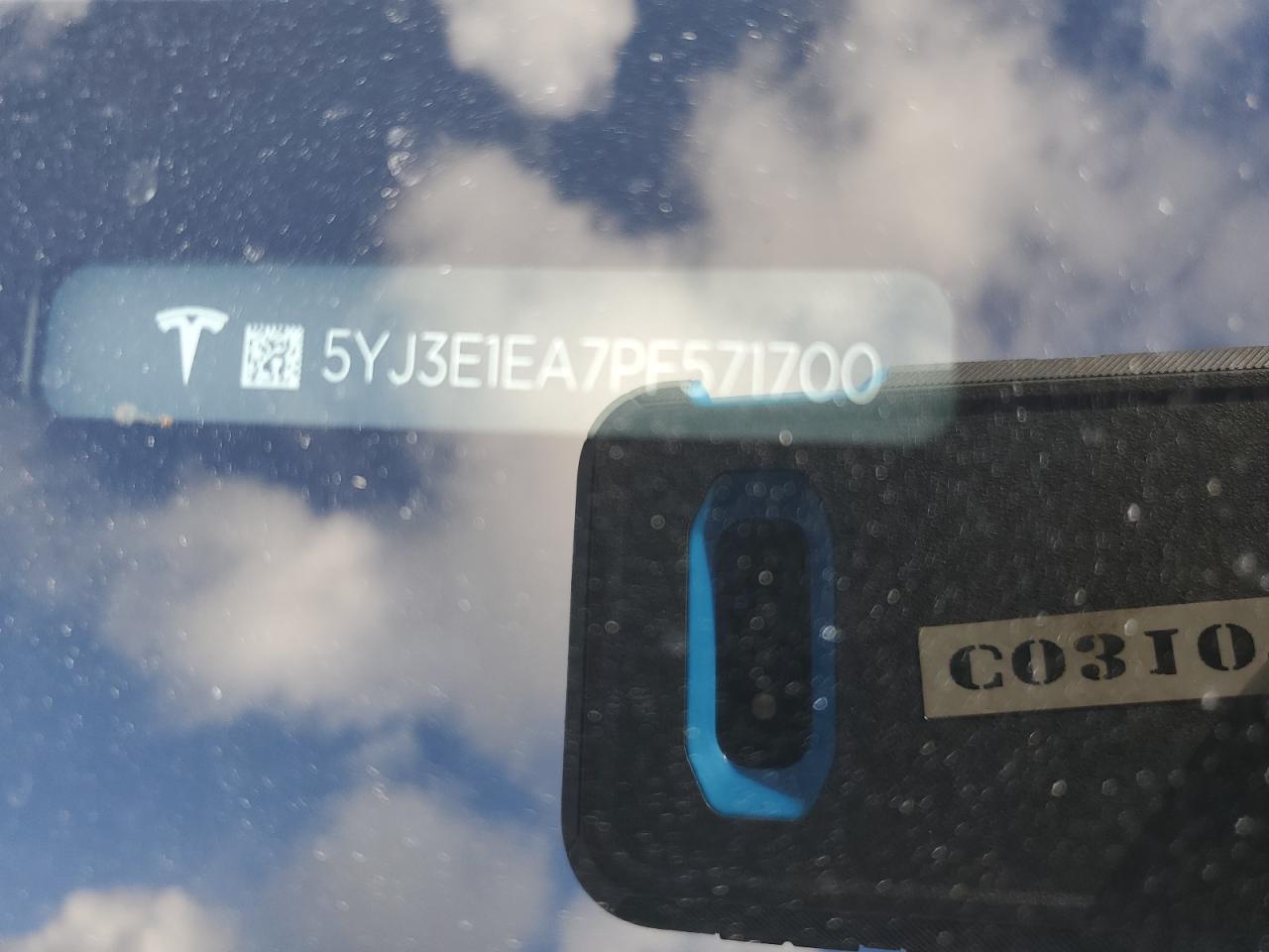 2023 TESLA MODEL 3 VIN:5YJ3E1EA7PF571700