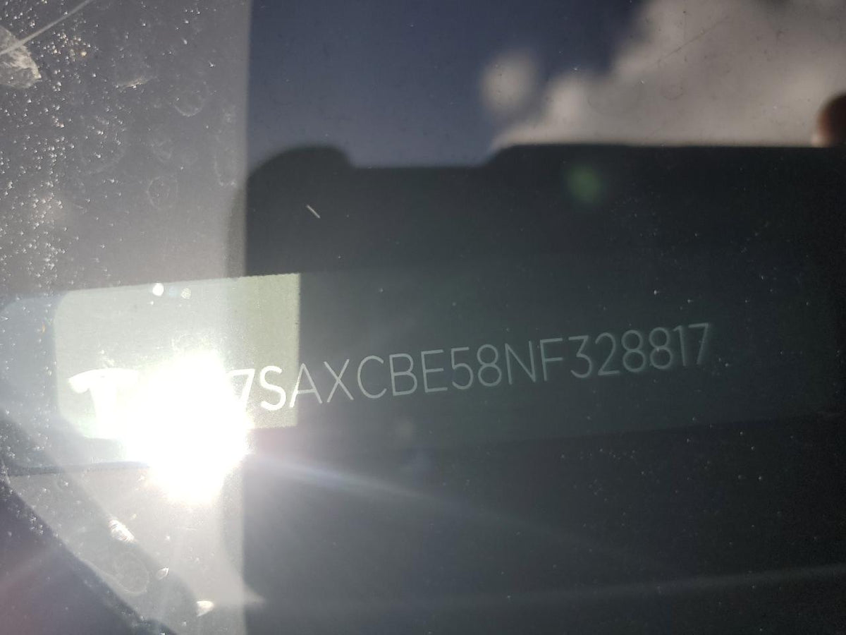 2022 TESLA MODEL X VIN:7SAXCBE58NF328817