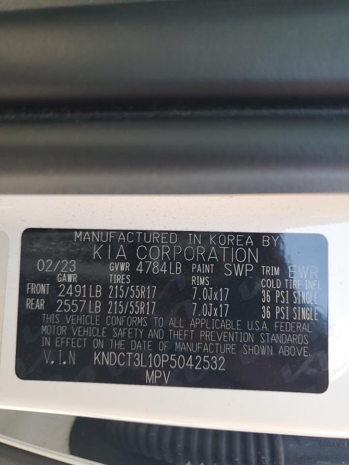 2023 KIA NIRO WAVE VIN:KNDCT3L10P5042532