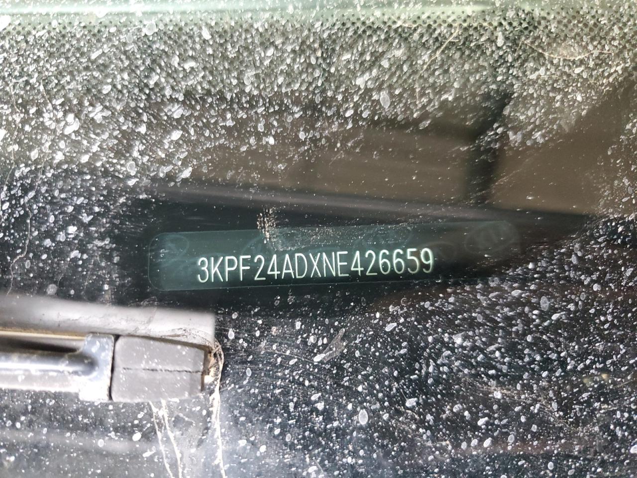 2022 KIA FORTE FE VIN:3KPF24ADXNE426659