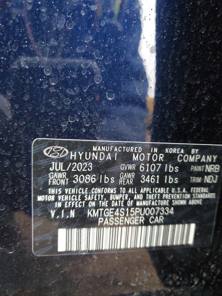 2023 GENESIS G80 VIN:KMTGE4S15PU007334