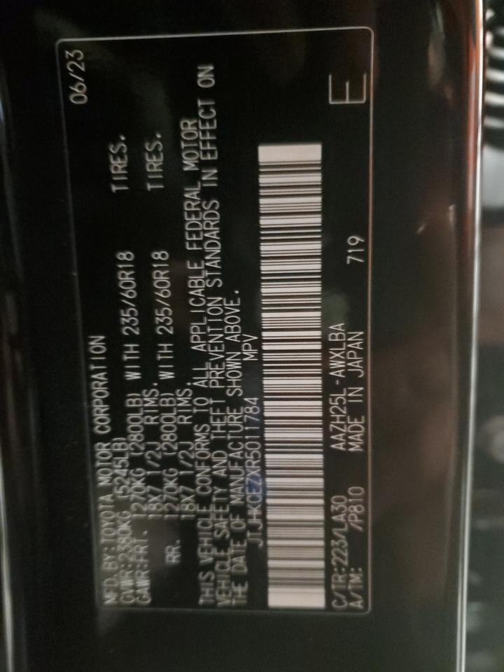 2024 LEXUS NX 350H BASE VIN:JTJHKCEZXR5011784