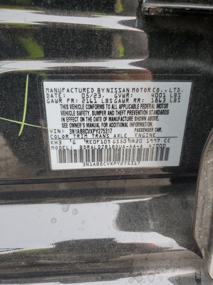 2023 NISSAN SENTRA SV VIN:3N1AB8CVXPY275317